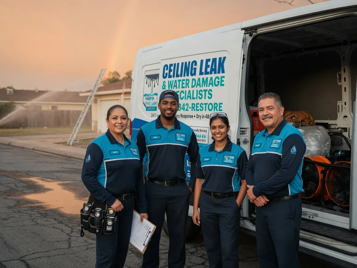Ceiling Leak Cleanup company in Rural Ridge, PA